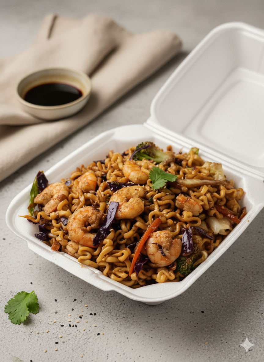 Yakisoba de Camarão 500g